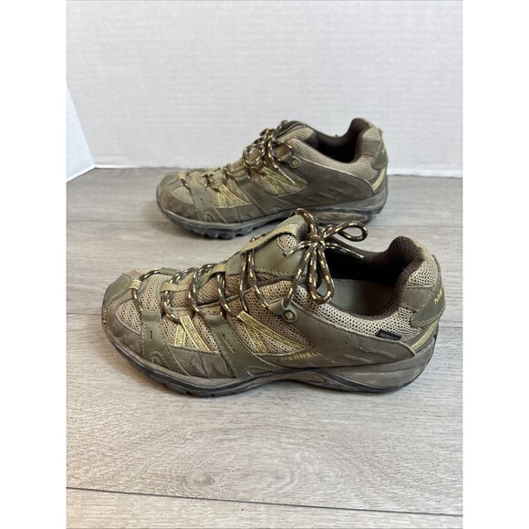 Merrell Woman’s Shoes Size 8.5 Hiking Walking Brown 1798271 Lace Up - Picture 4 of 10